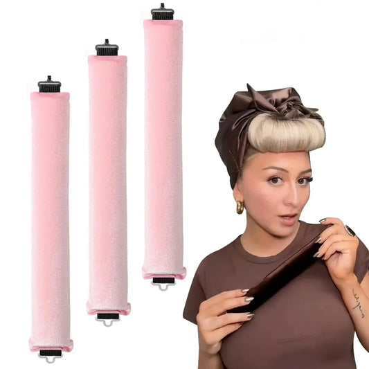 Heatless Hair Curling Rod Headband