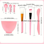 Silicone Face Mask Mixing Bowl Set