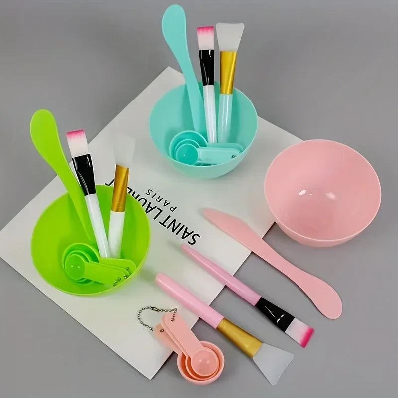 Silicone Face Mask Mixing Bowl Set