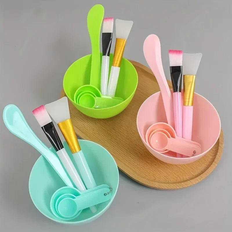 Silicone Face Mask Mixing Bowl Set